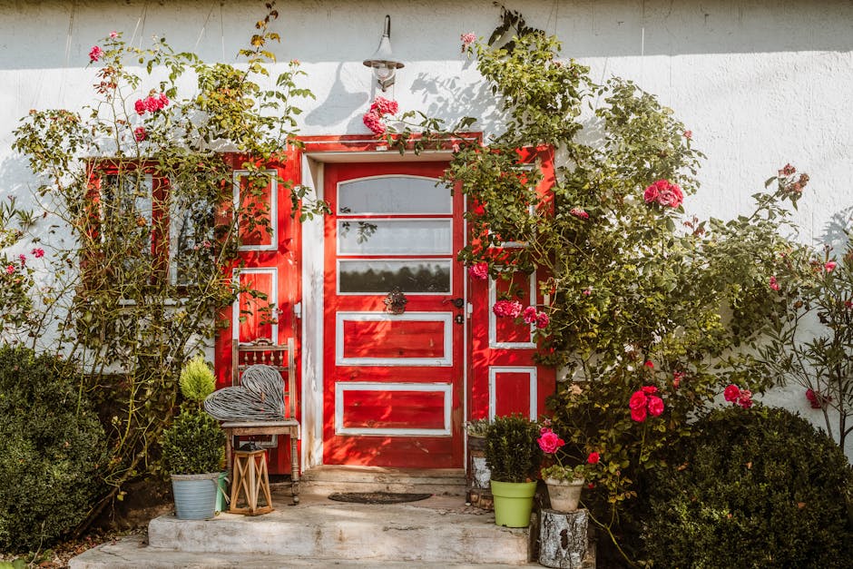 Beautiful front door exterior